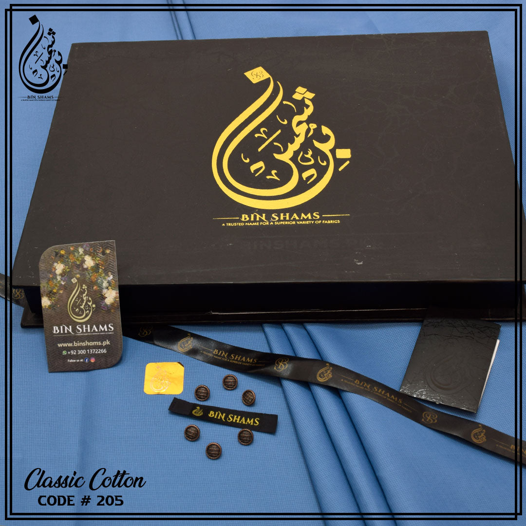 Classic Cotton - Silver Blue