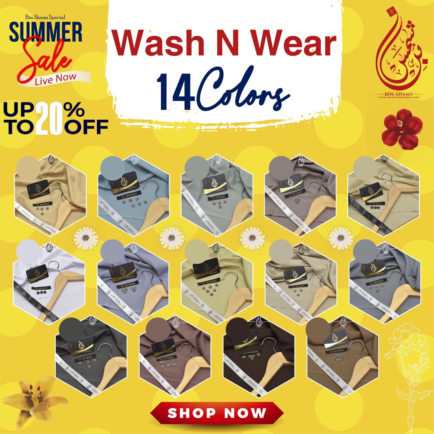 Wash N Wear - 14 colors