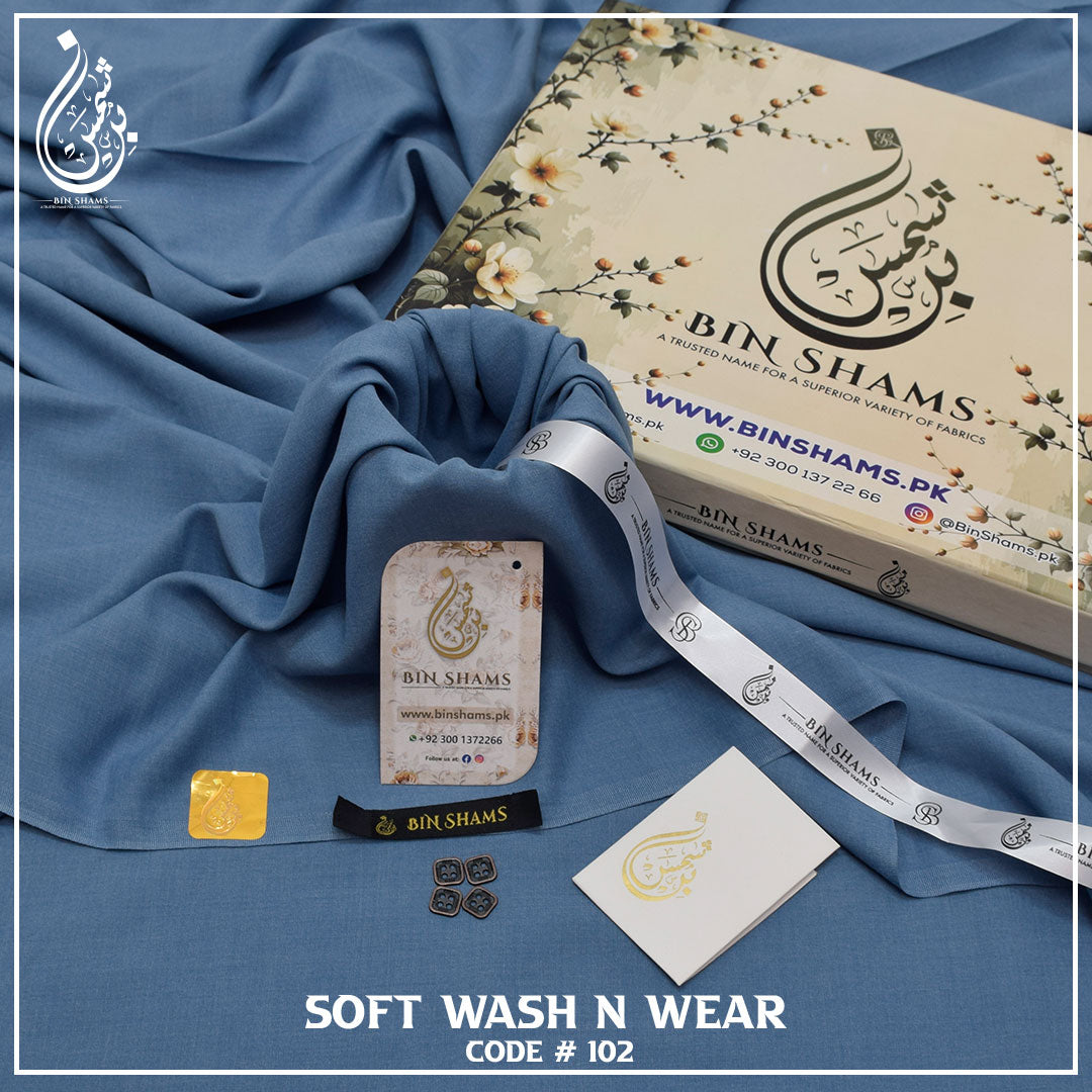 Soft Wash N Wear - Queen Blue