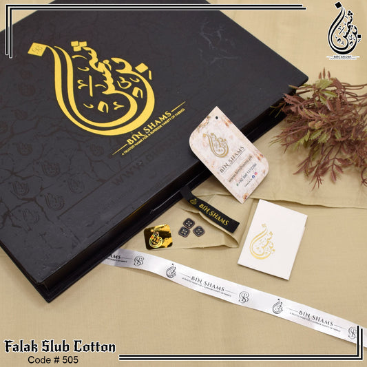 Falak Slub Cotton - Dark Vanilla